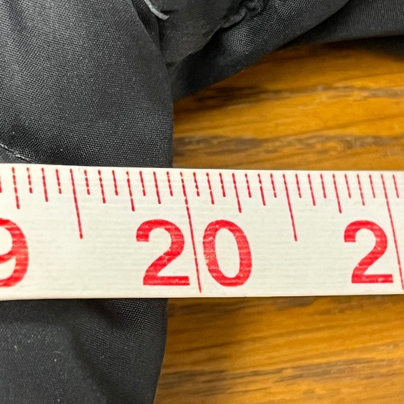 EDDIE BAUER Down Duffle Lodge Long Puffer Coat Sz. M Hooded Winter Faux Fur - Picture 12 of 14